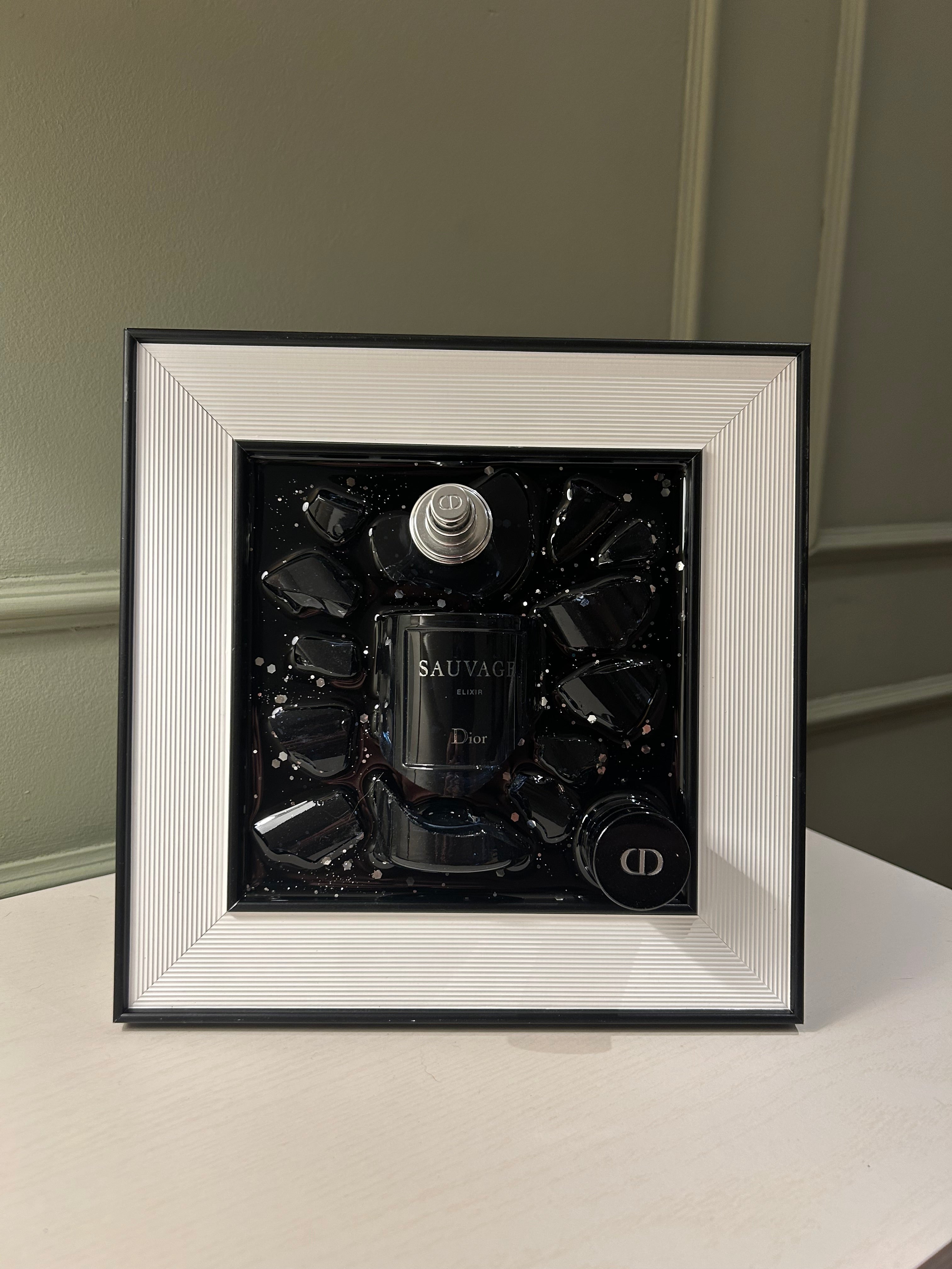 Perfume/Aftershave Bottle Resin Art