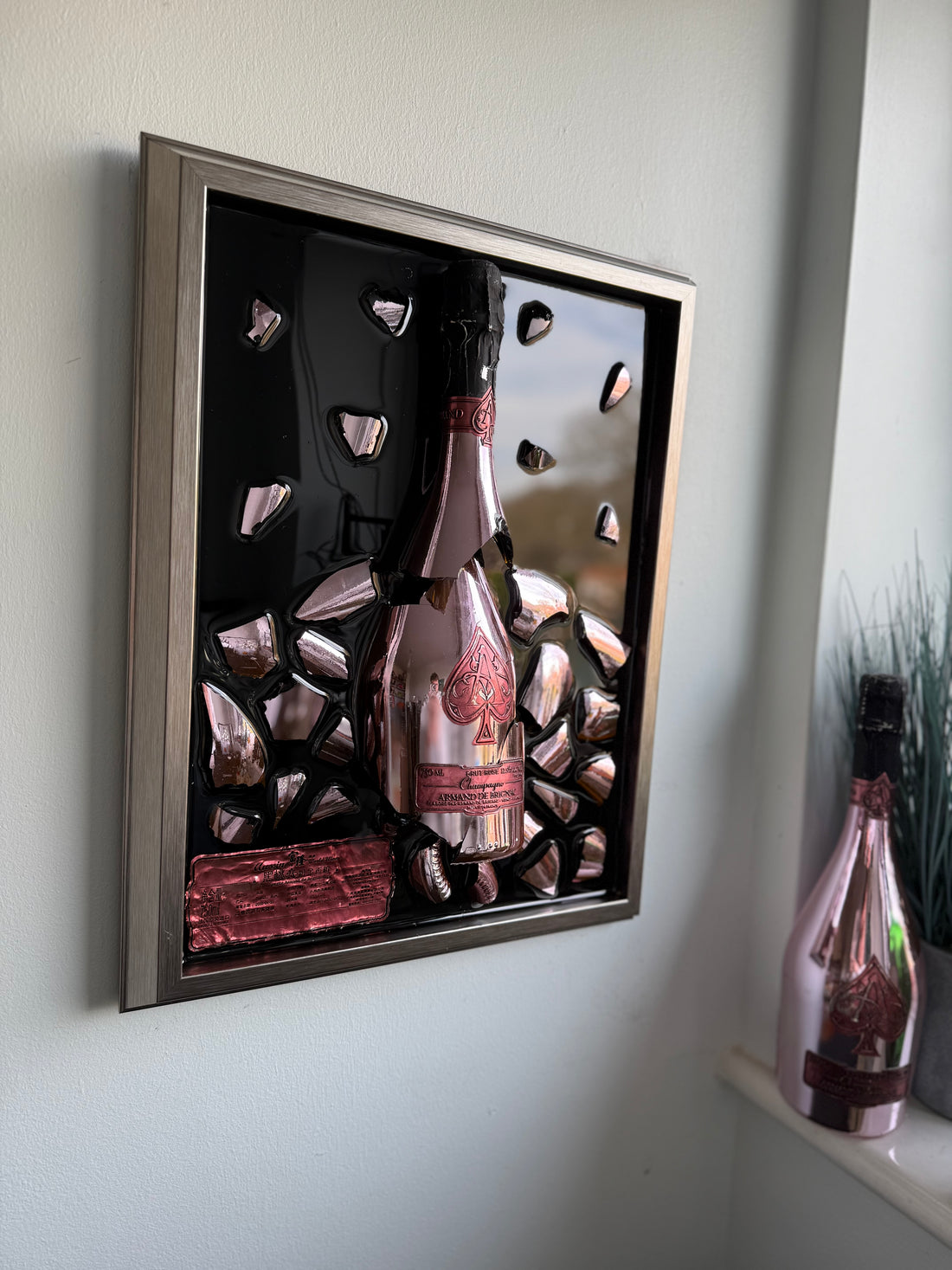 ARMAND DE BRIGNAC Rose Luxury Frame Resin Art