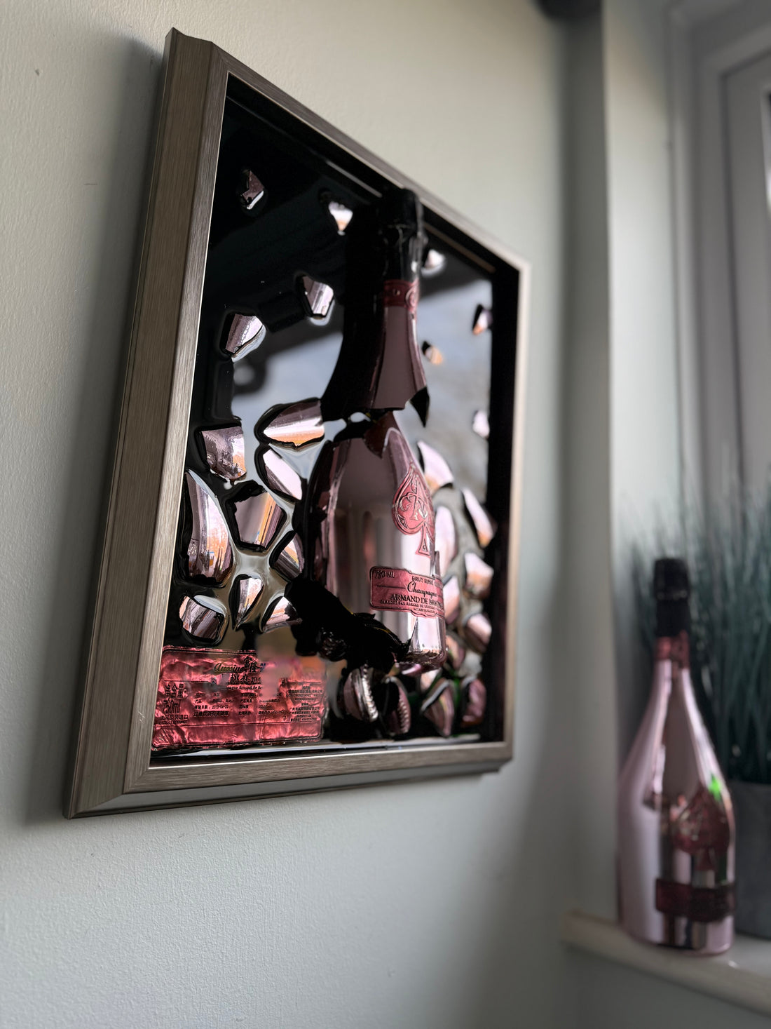 ARMAND DE BRIGNAC Rose Luxury Frame Resin Art