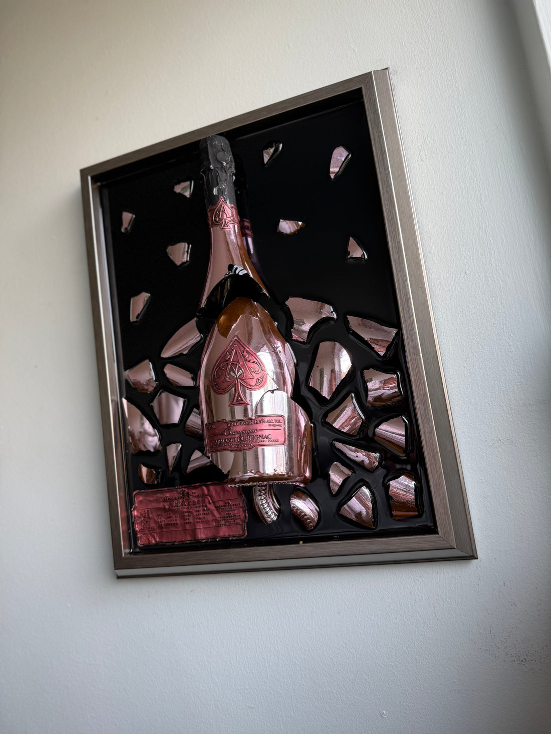 ARMAND DE BRIGNAC Rose Luxury Frame Resin Art