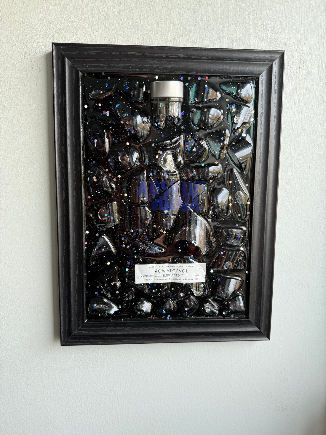 Absolut Vodka Standard frame Resin Art