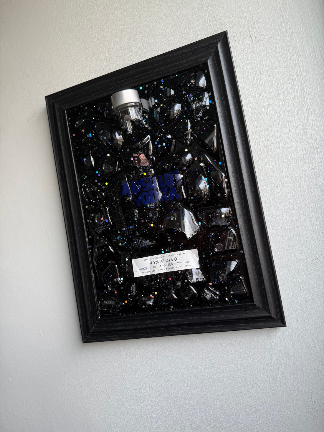 Absolut Vodka Standard frame Resin Art