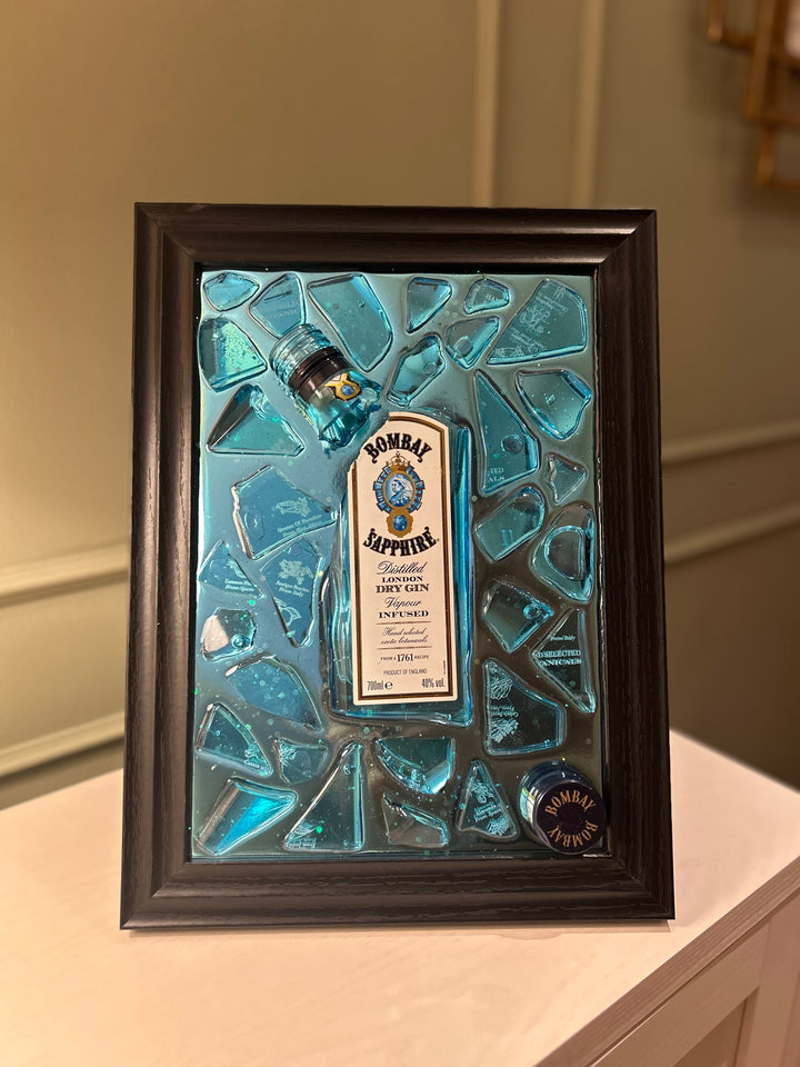 BOMBAY SAPPHIRE Standard Frame Resin Art