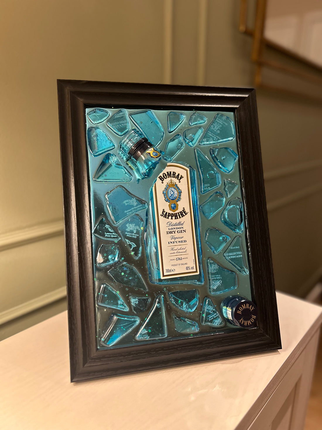 BOMBAY SAPPHIRE Standard Frame Resin Art