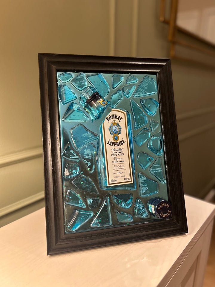 BOMBAY SAPPHIRE Standard Frame Resin Art