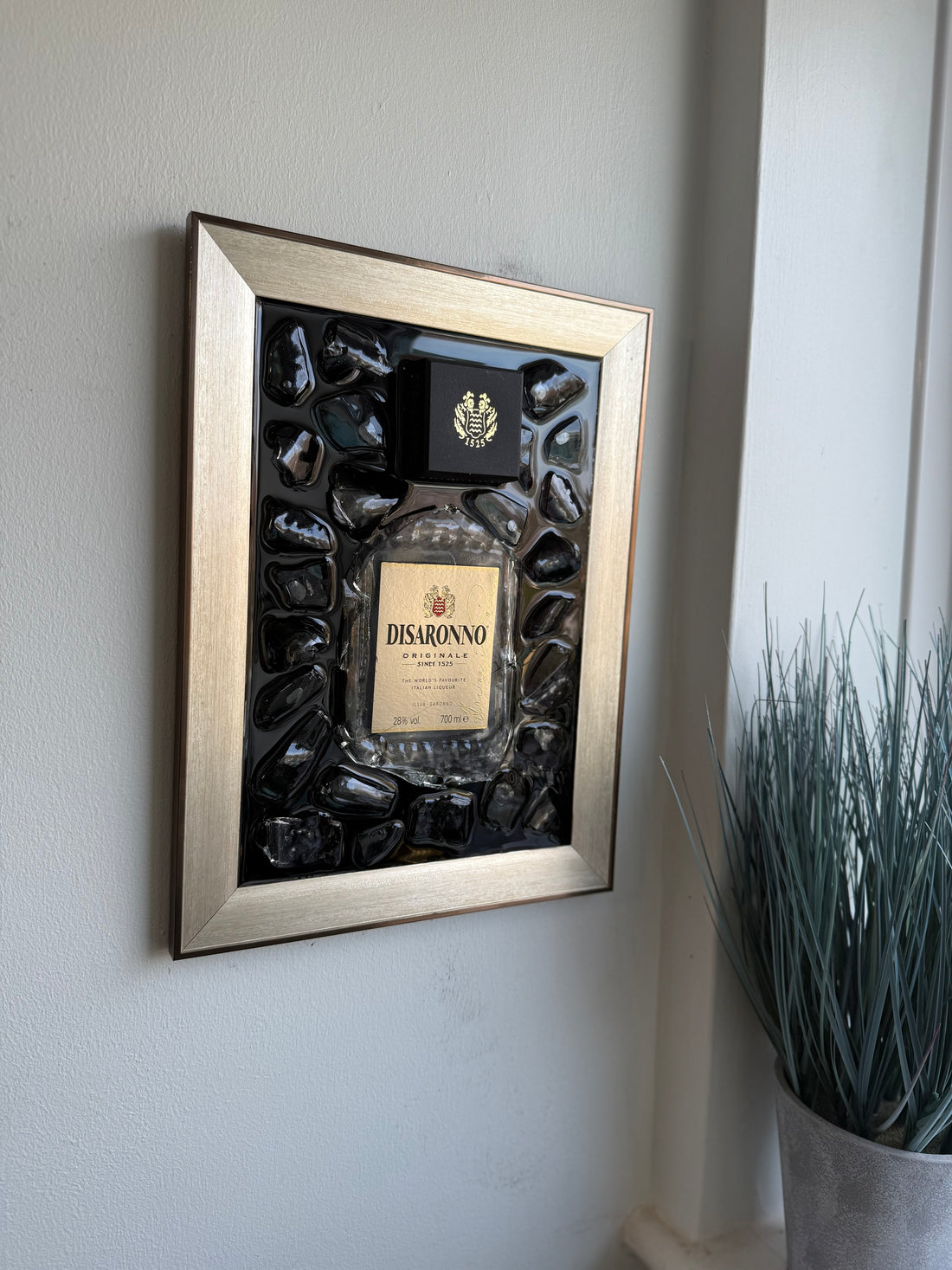 DISARONNO Standard Gold Frame Resin Art