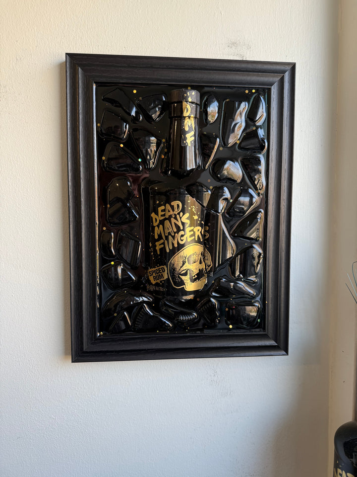 DMF SPICED RUM Standard frame Resin Art