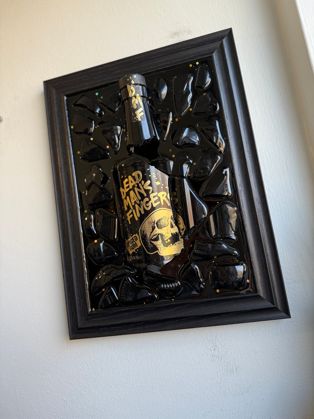 DMF SPICED RUM Standard frame Resin Art