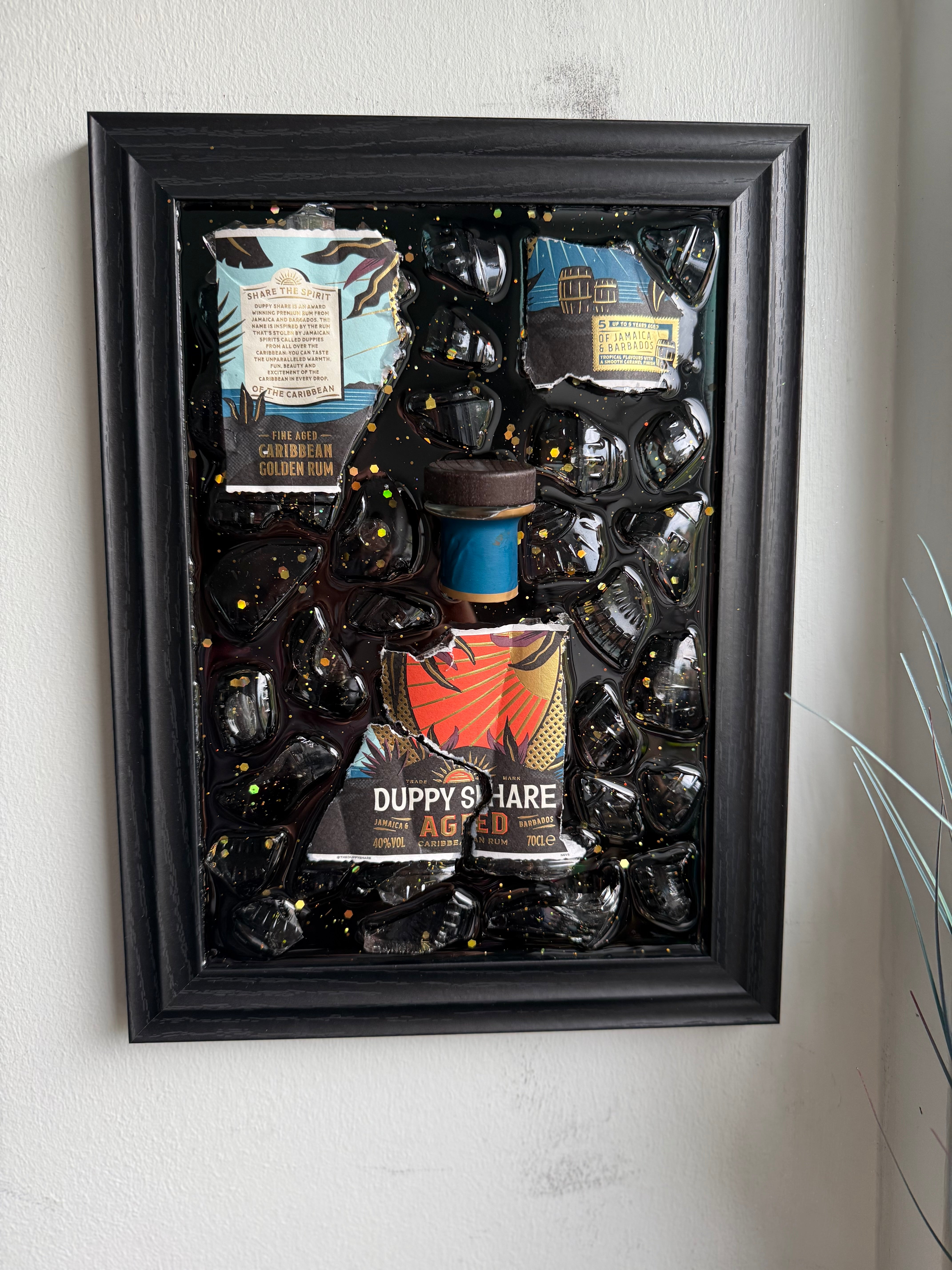 DUPPY SHARE Standard Frame Resin Art