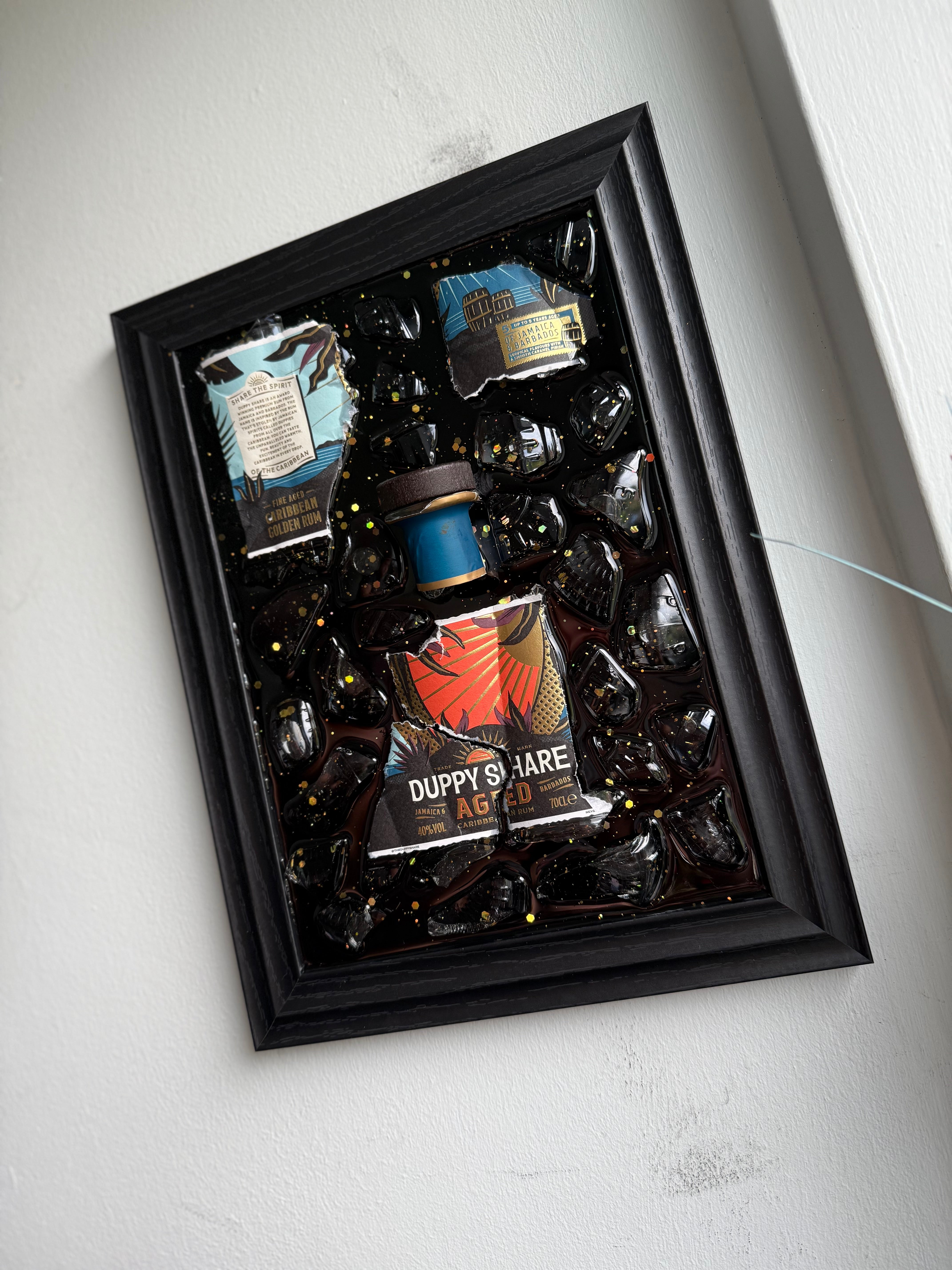 DUPPY SHARE Standard Frame Resin Art