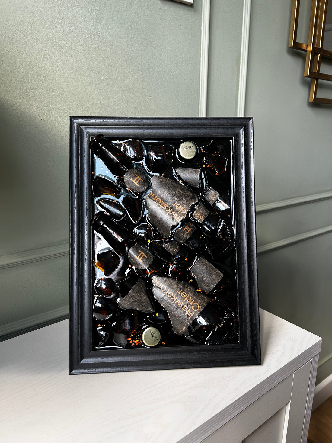 Hawkstone Cider Standard Frame Resin Art