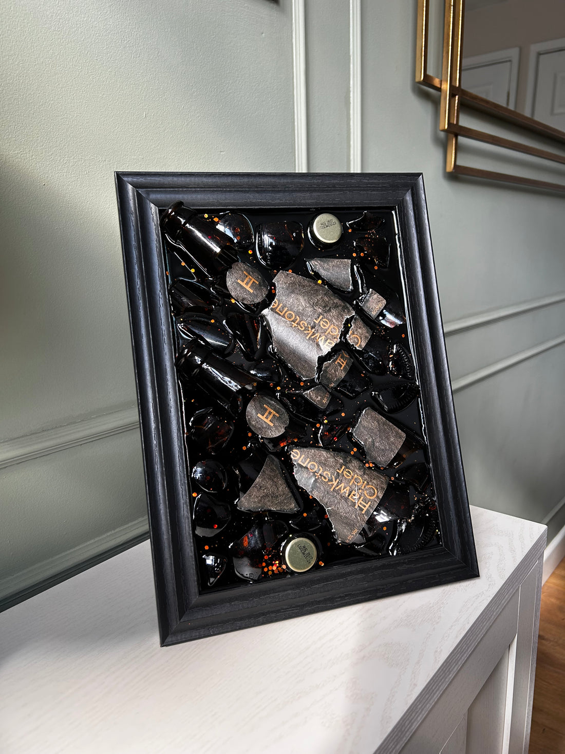 Hawkstone Cider Standard Frame Resin Art
