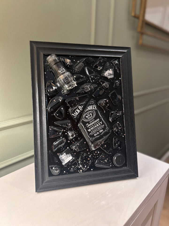 JACK DANIEL'S WHISKEY Standard Frame Resin Art