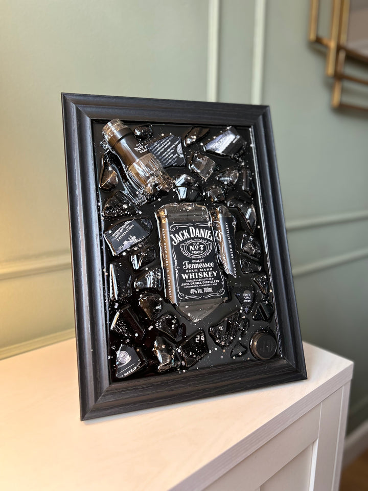 JACK DANIEL'S WHISKEY Standard Frame Resin Art