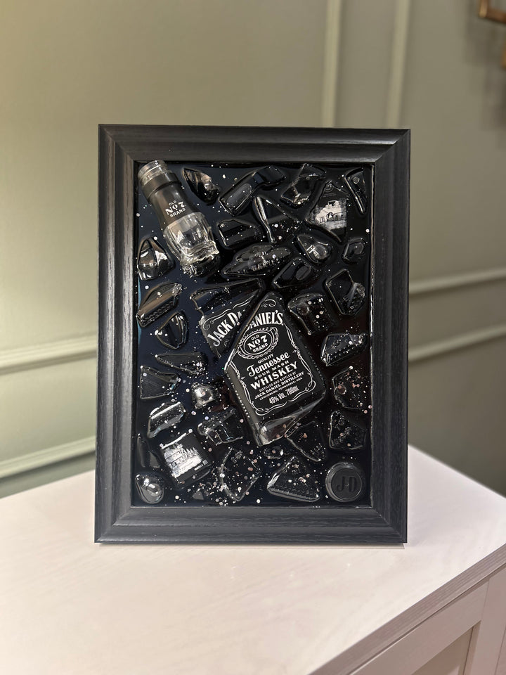 JACK DANIEL'S WHISKEY Standard Frame Resin Art
