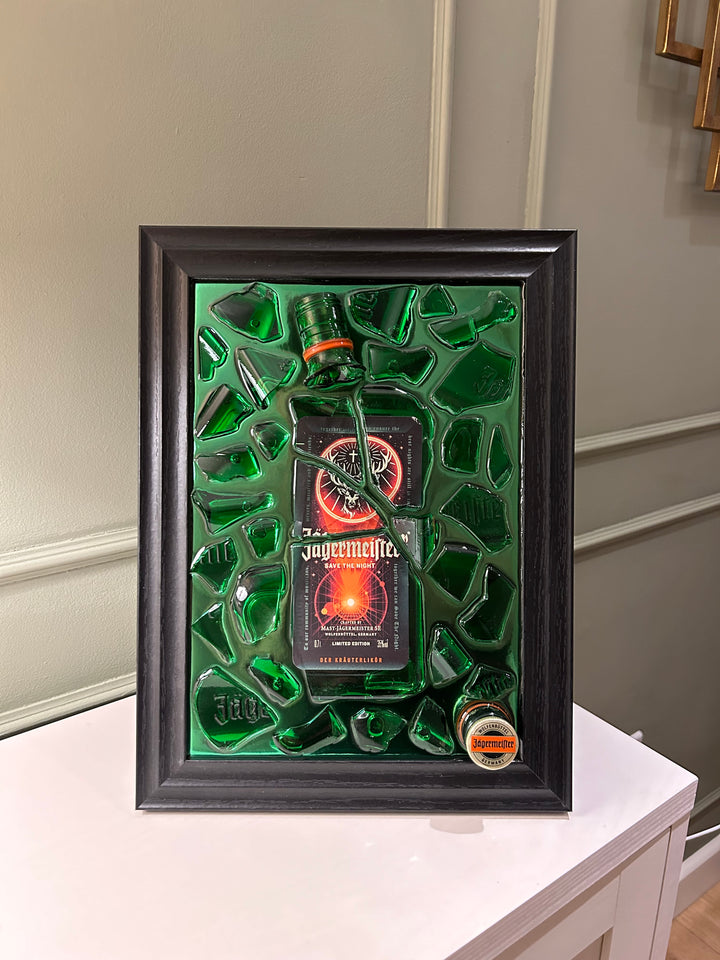 JAGERMEISTER SAVE THE NIGHT Standard Frame  Resin Art