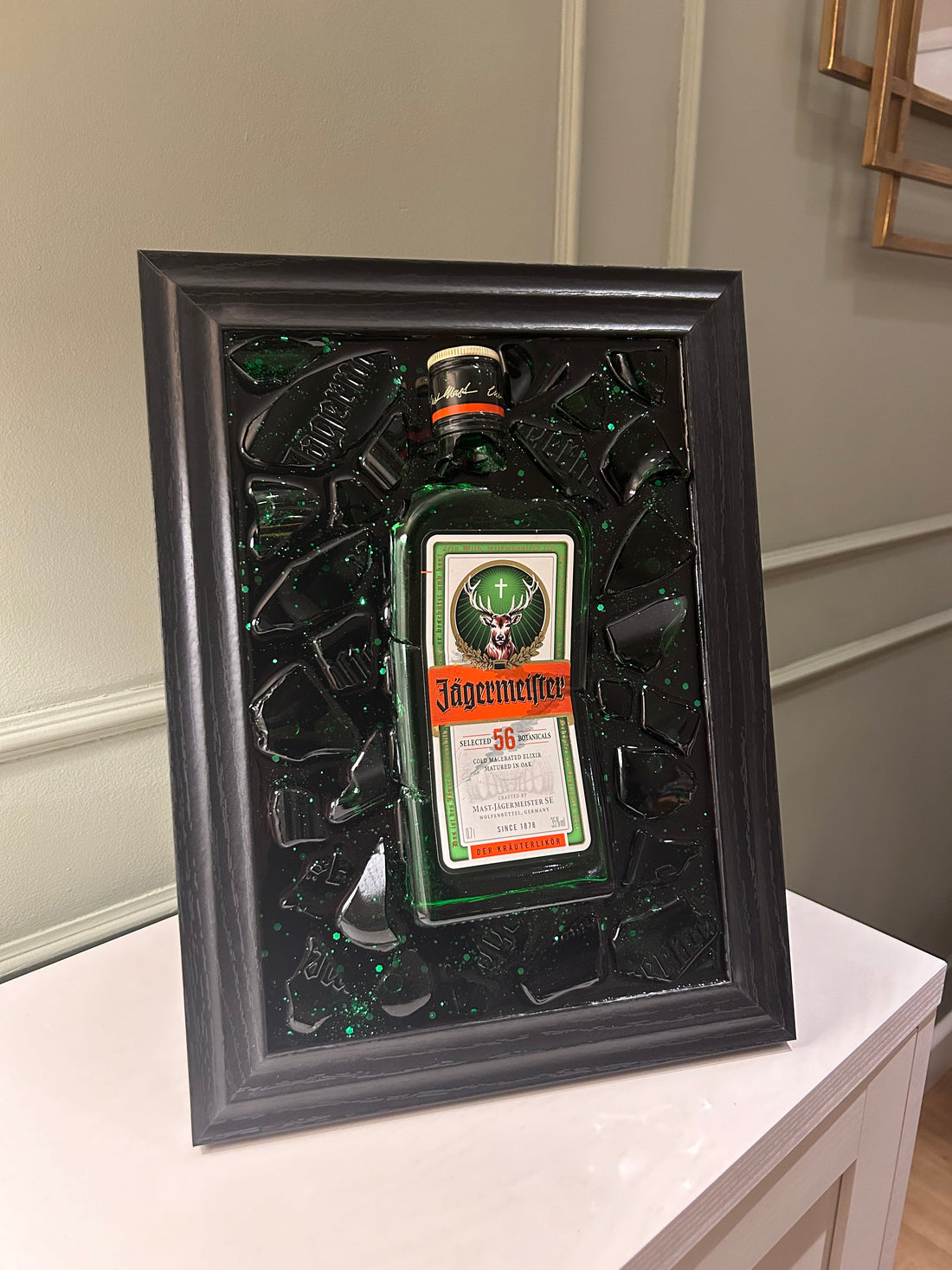 JAGERMEISTER Standard Frame Resin Art