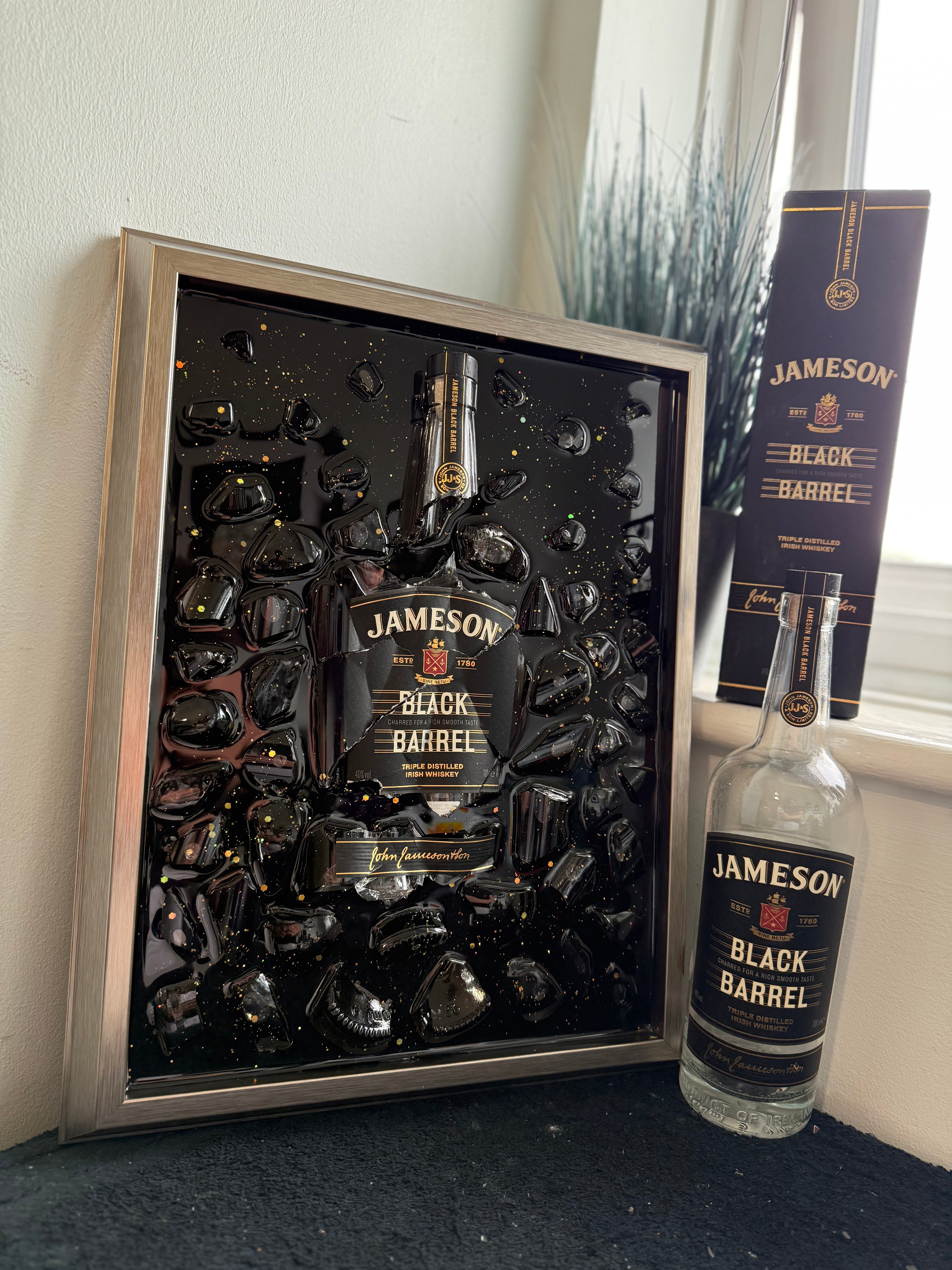 JAMESON BLACK BARREL Luxury Frame Resinize Art