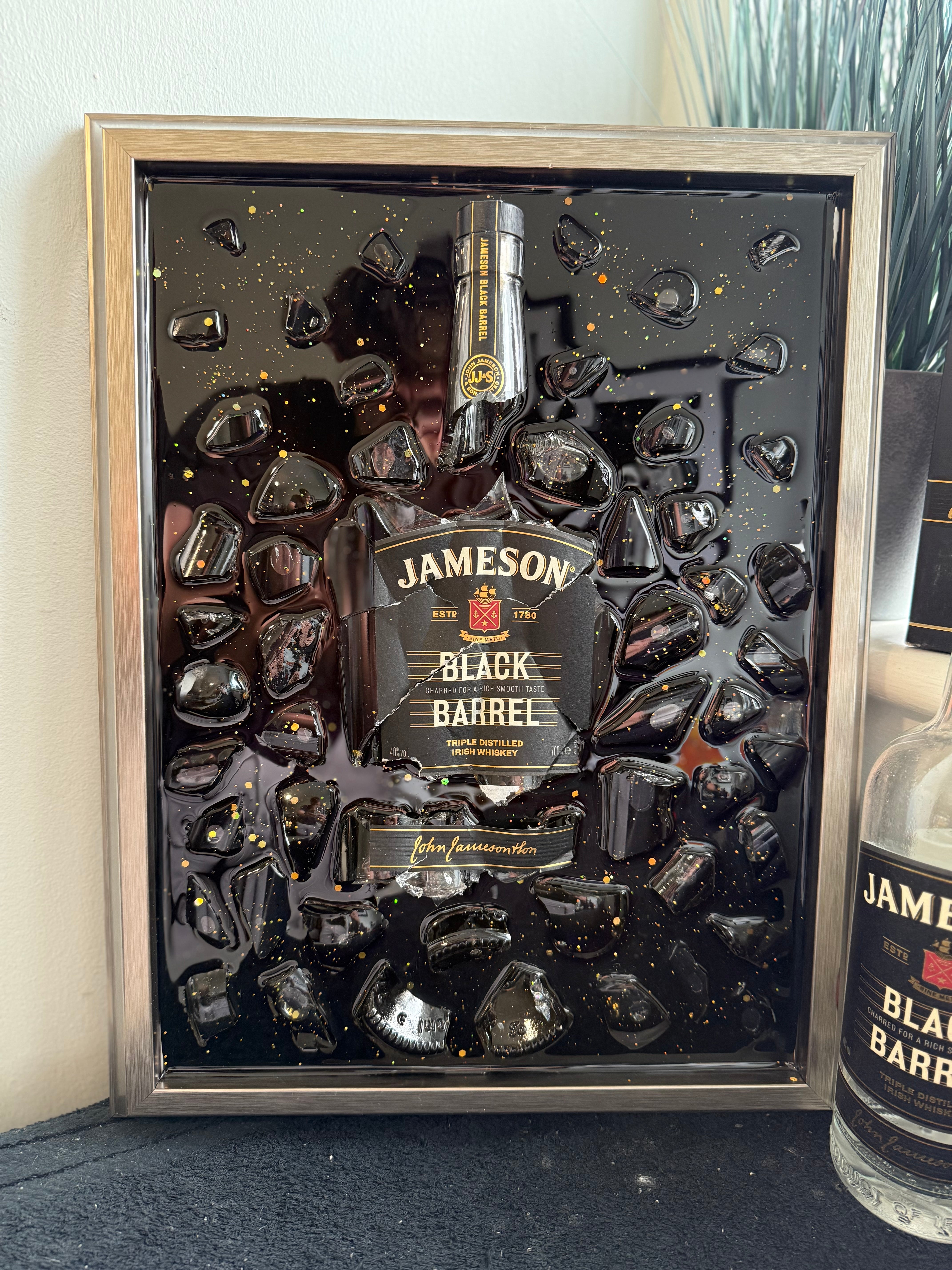 JAMESON BLACK BARREL Luxury Frame Resinize Art