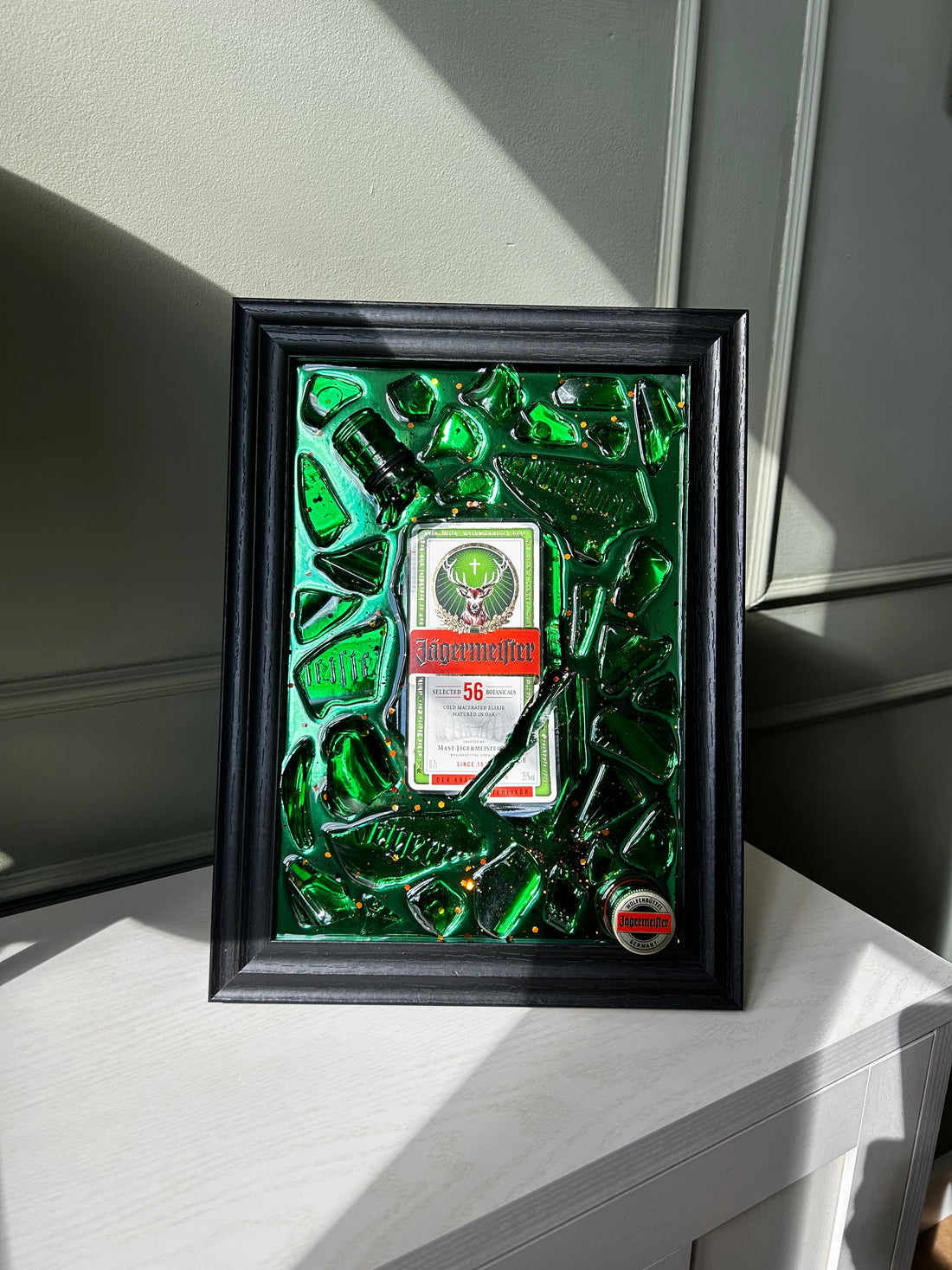 Jagermeister Standard Frame Resin Art