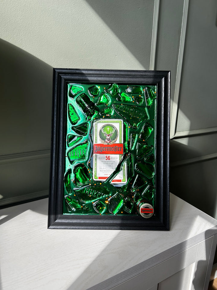 Jagermeister Standard Frame Resin Art