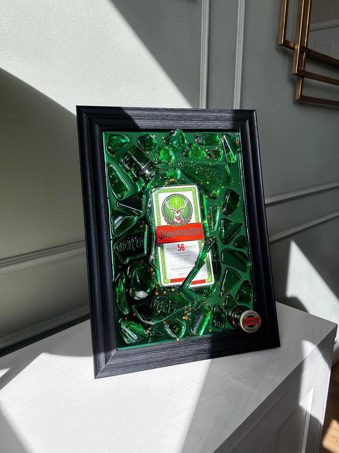 Jagermeister Standard Frame Resin Art