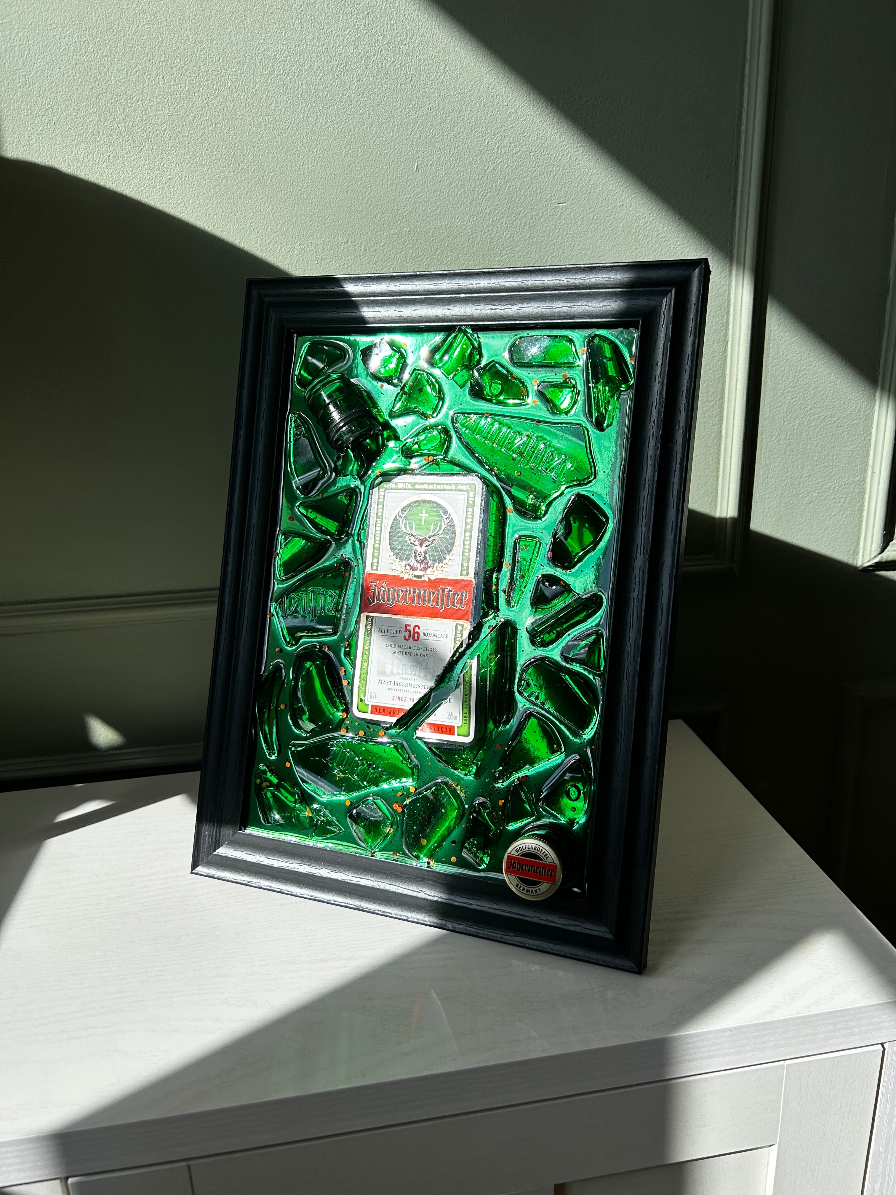 Jagermeister Standard Frame Resin Art