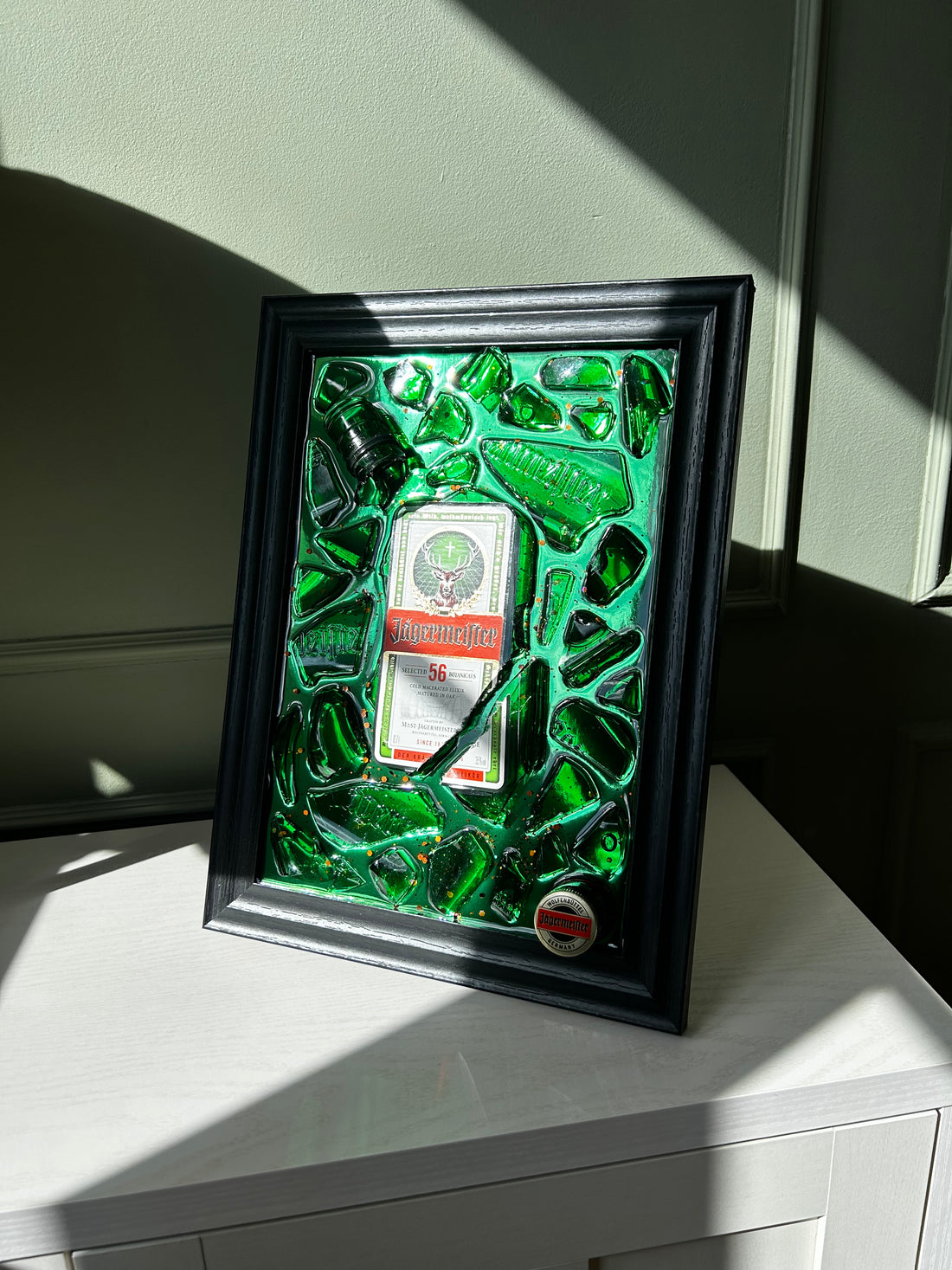 Jagermeister Standard Frame Resin Art