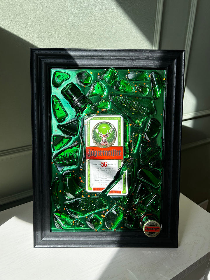 Jagermeister Standard Frame Resin Art
