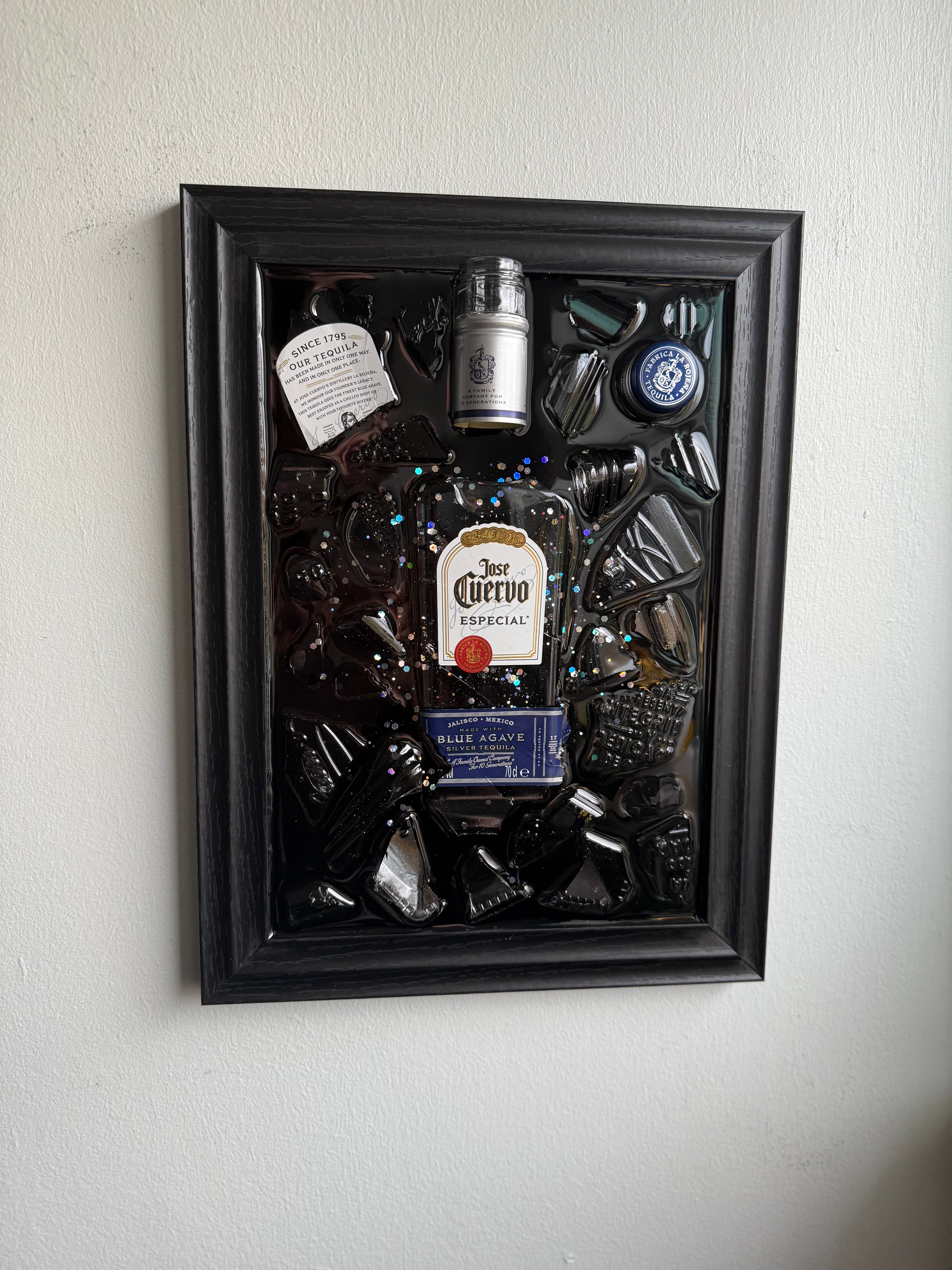 Jose Cuervo Standard frame Resin Art
