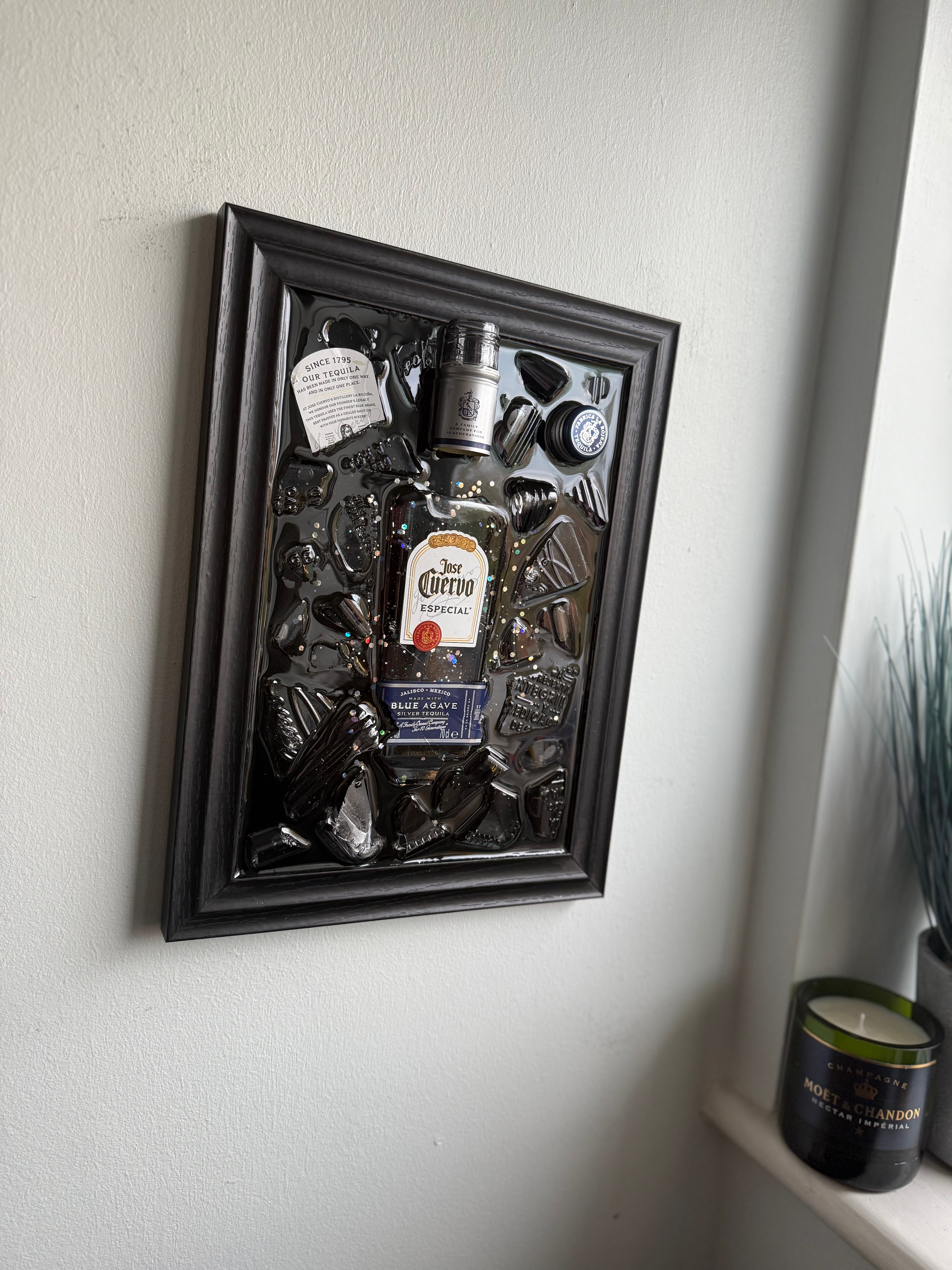 Jose Cuervo Standard frame Resin Art