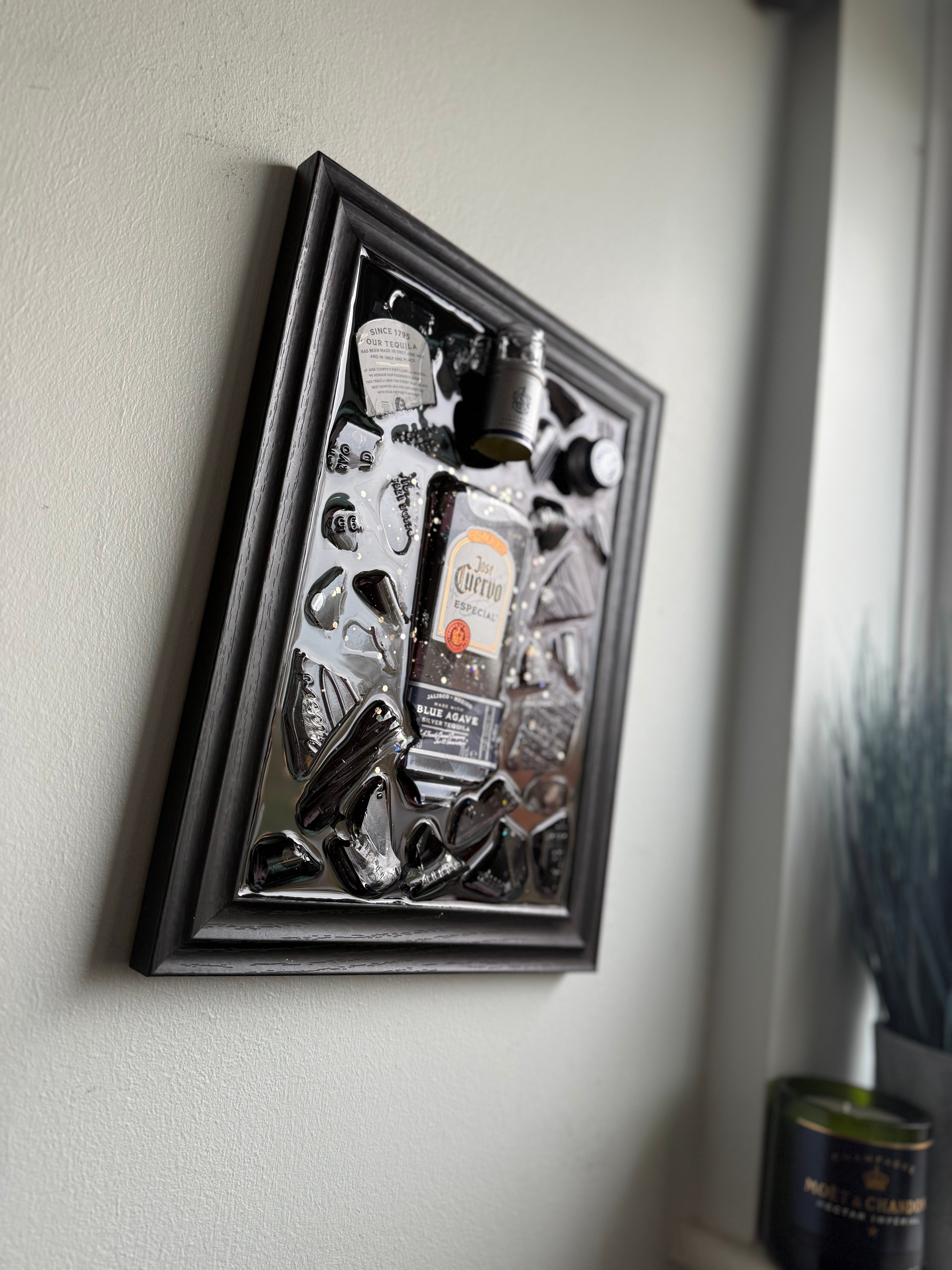 Jose Cuervo Standard frame Resin Art
