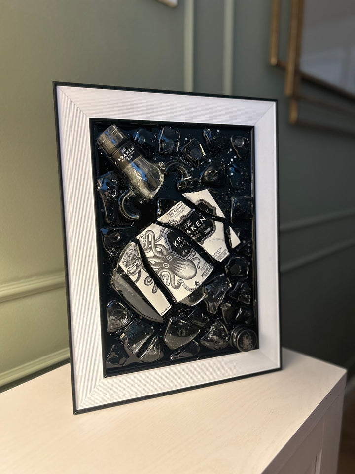 KRAKEN RUM A4 Frame Resin Art