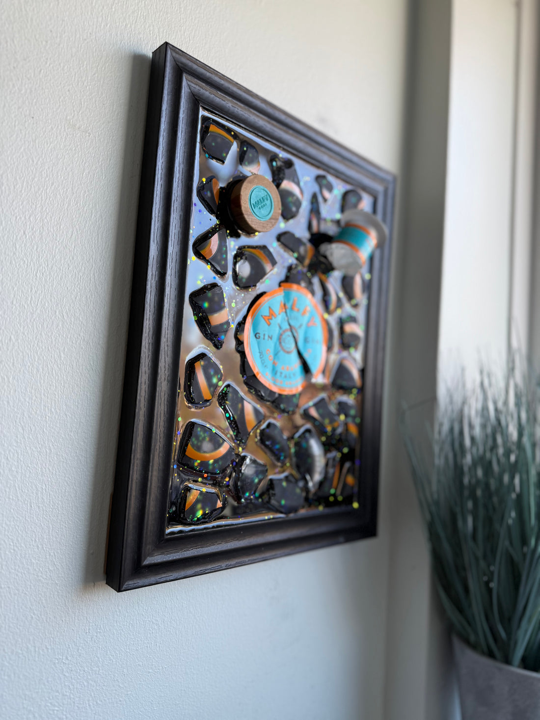 MALFY GIN Standard frame Resin Art