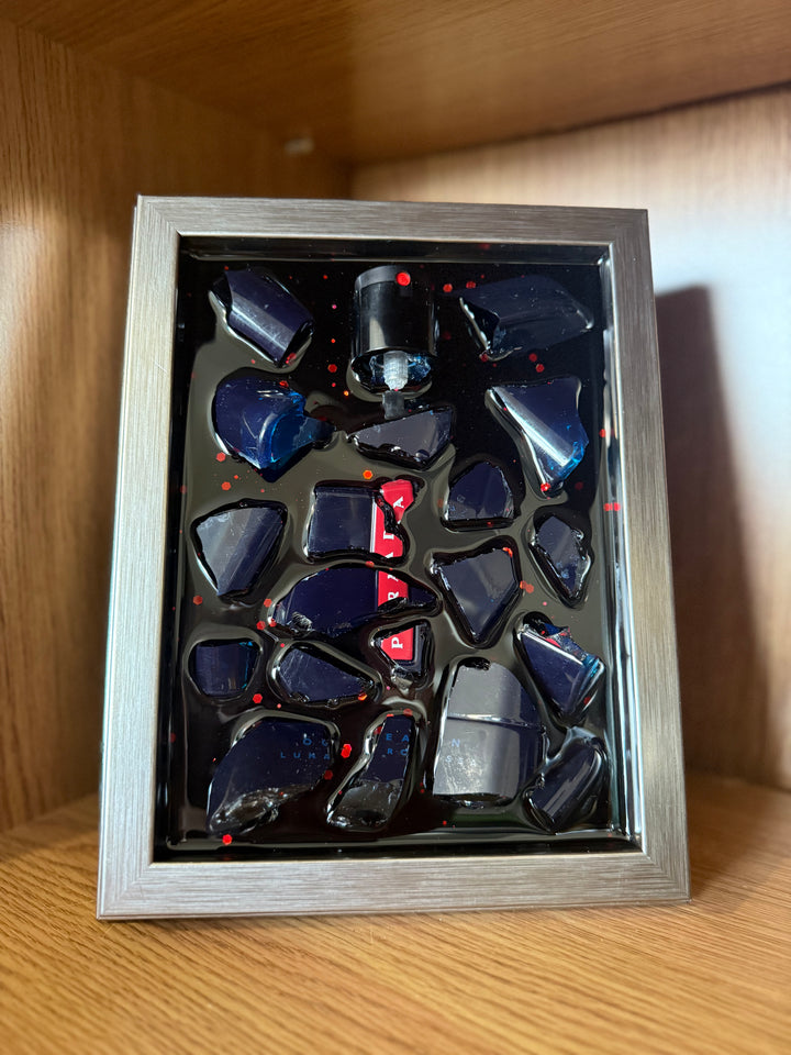 PRADA Aftershave Frame Resin Art