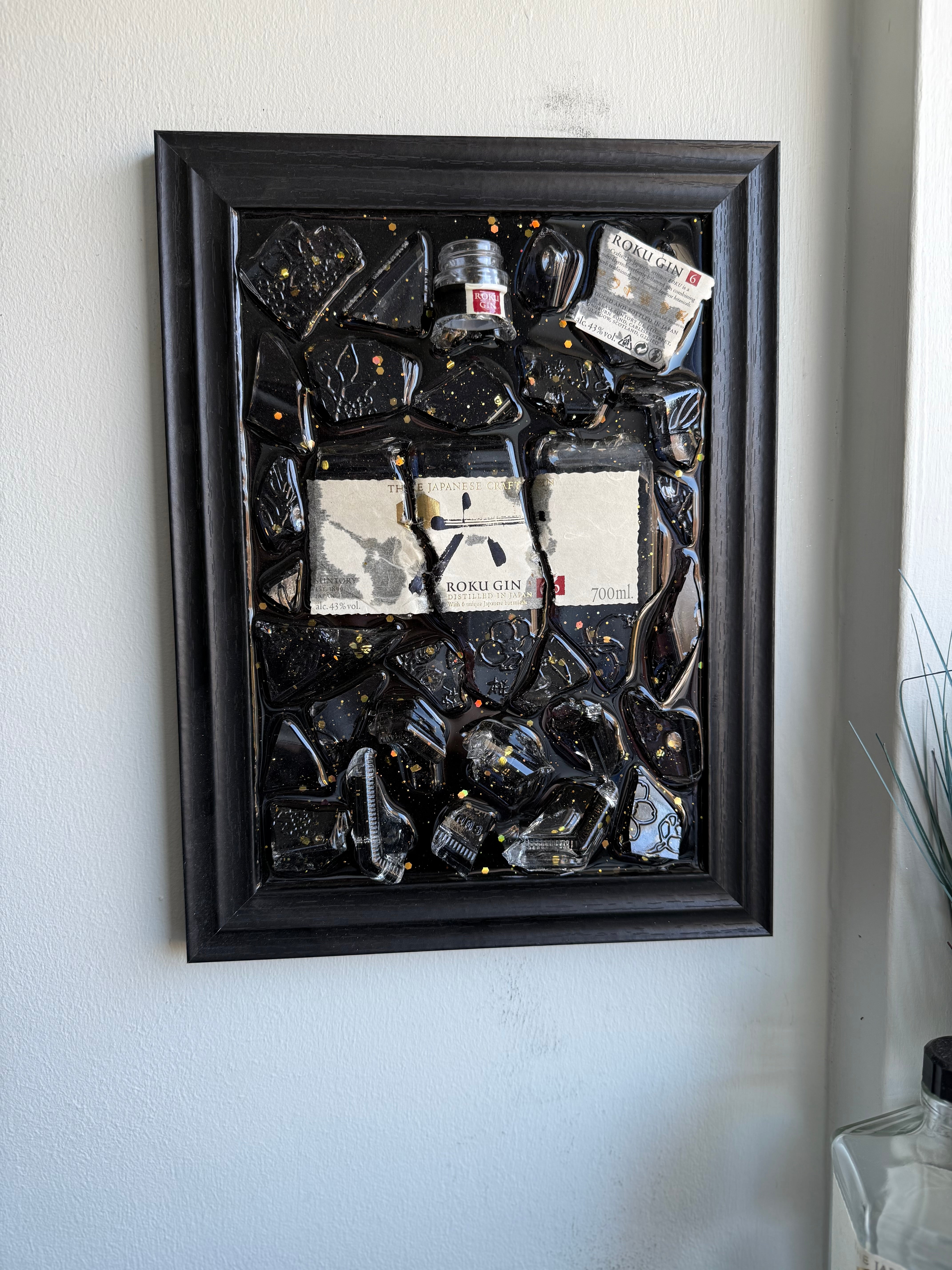 ROKU GIN Standard frame Resin Art