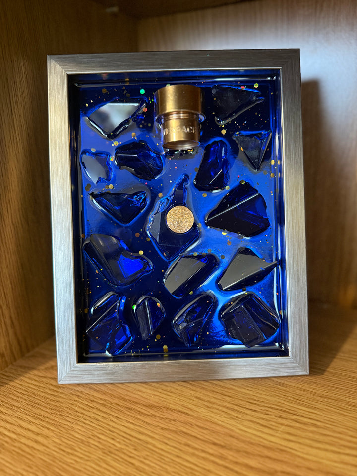 Versace Dylan Blue Aftershave Frame Resin Art