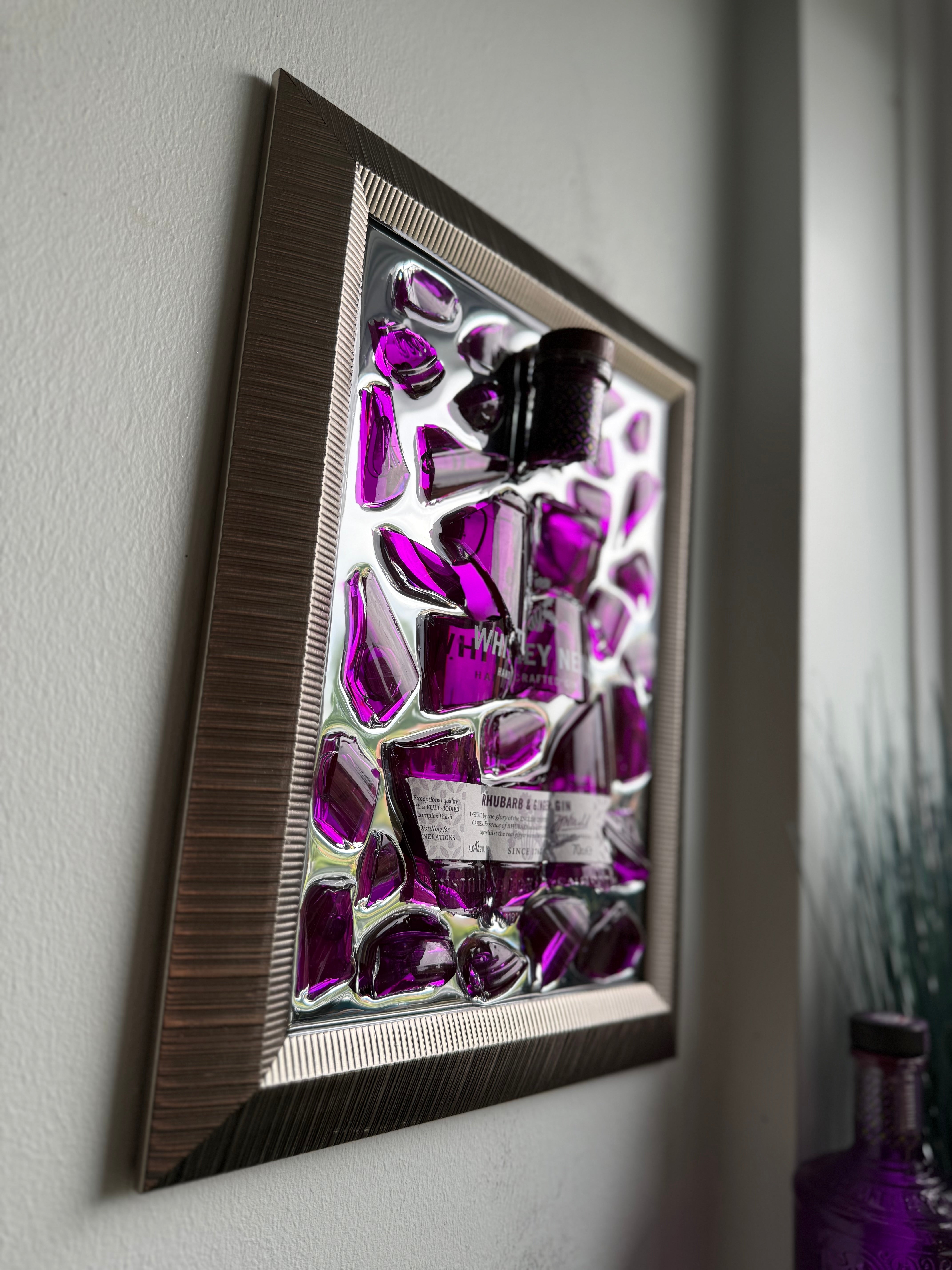 WHITLEY NEILL GIN Mirror Frame Resin Art