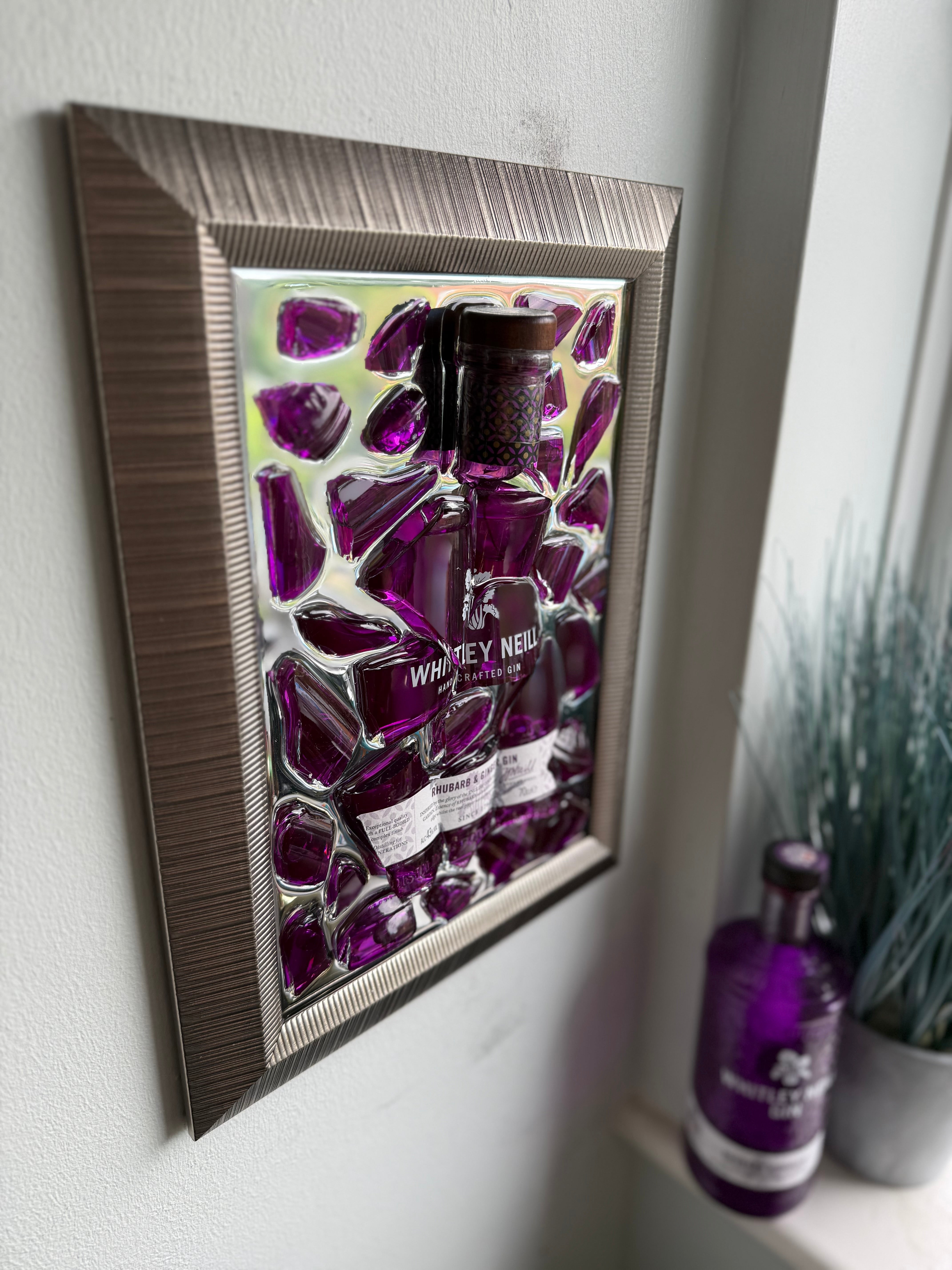 WHITLEY NEILL GIN Mirror Frame Resin Art
