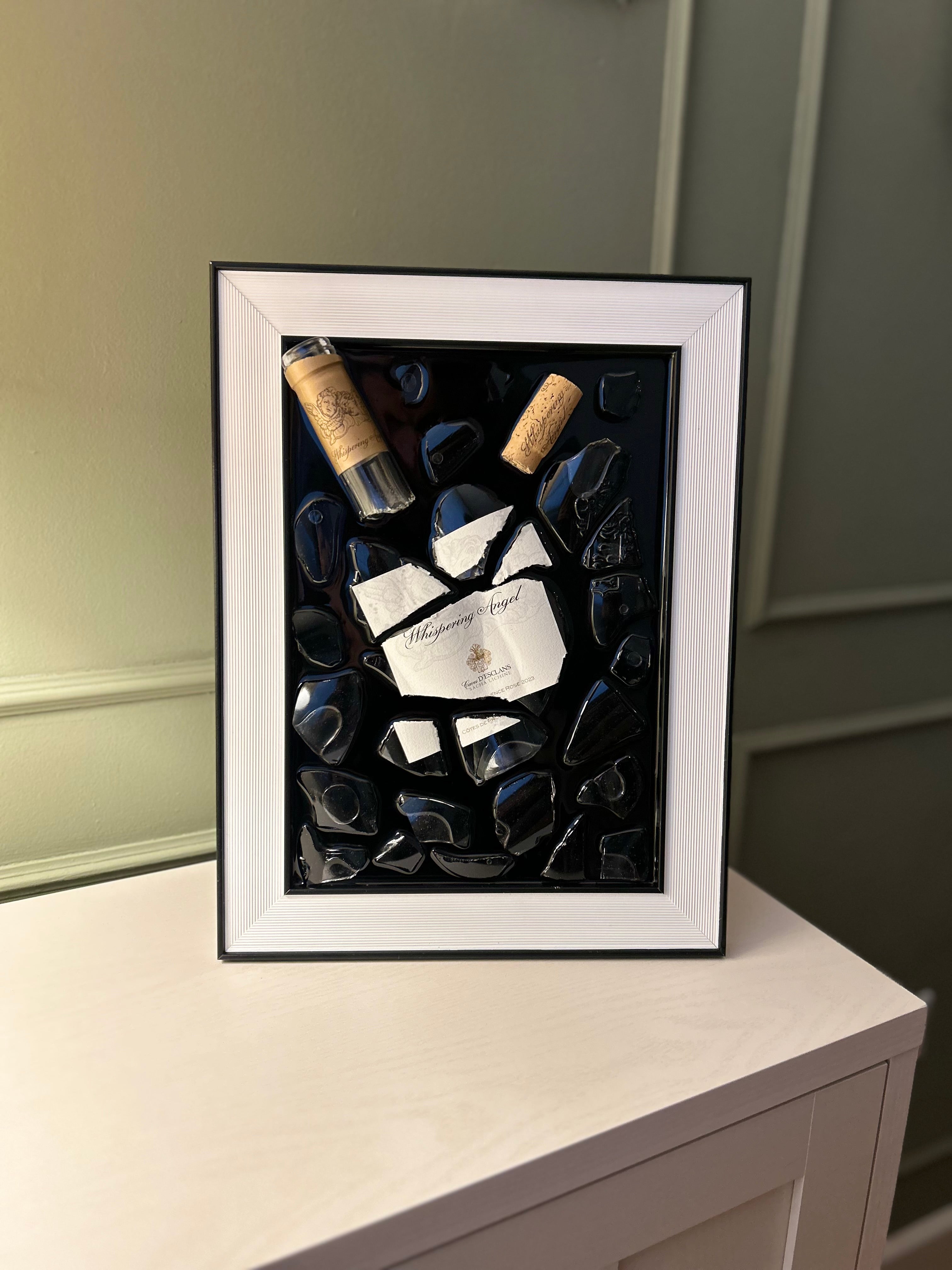 Whispering Angel A4 Frame Resin Art