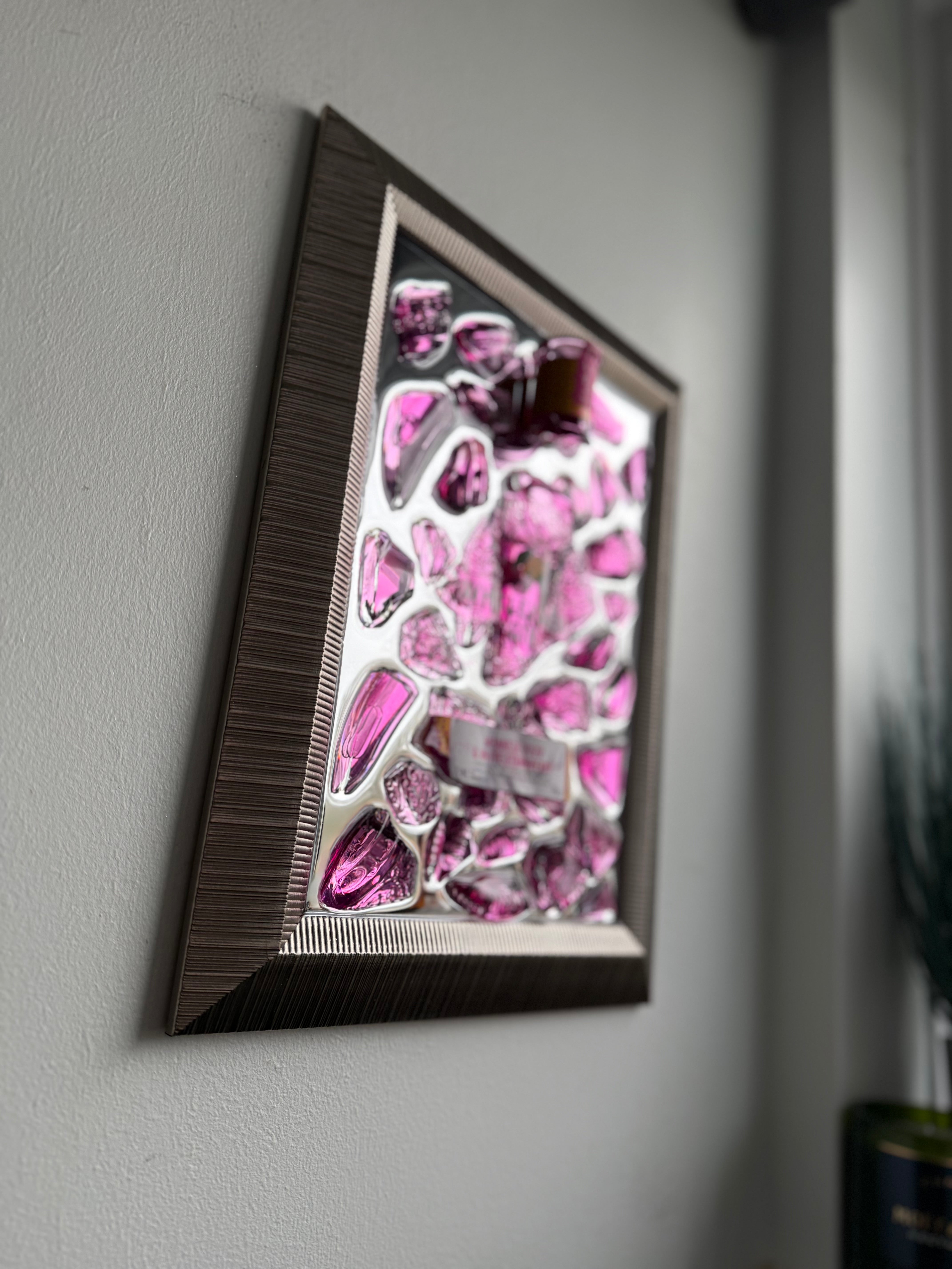 Whitley Neill Gin YUZU Mirror Frame Resin Art