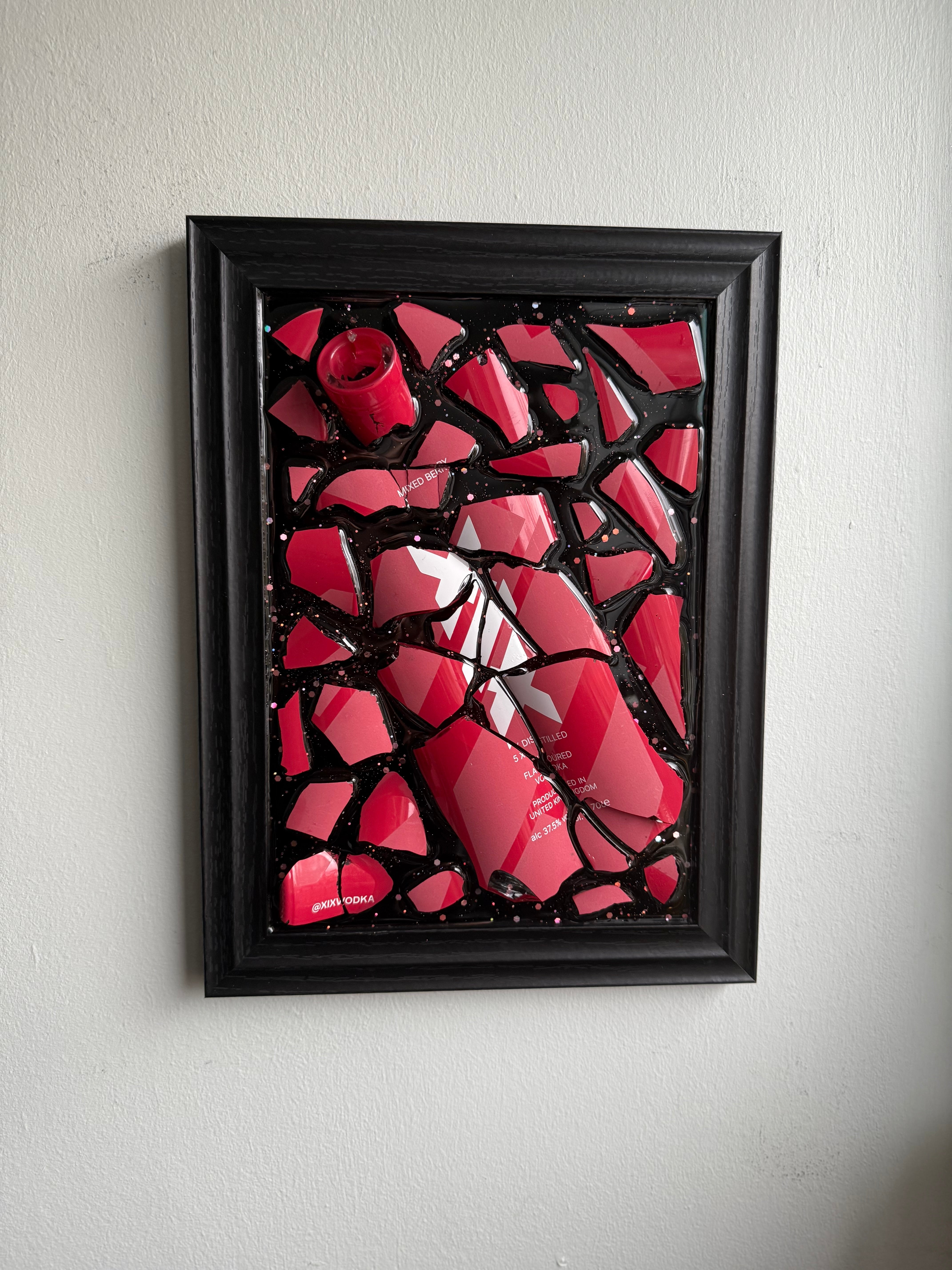 XIX Vodka MIXED BERRY Standard frame Resin Art