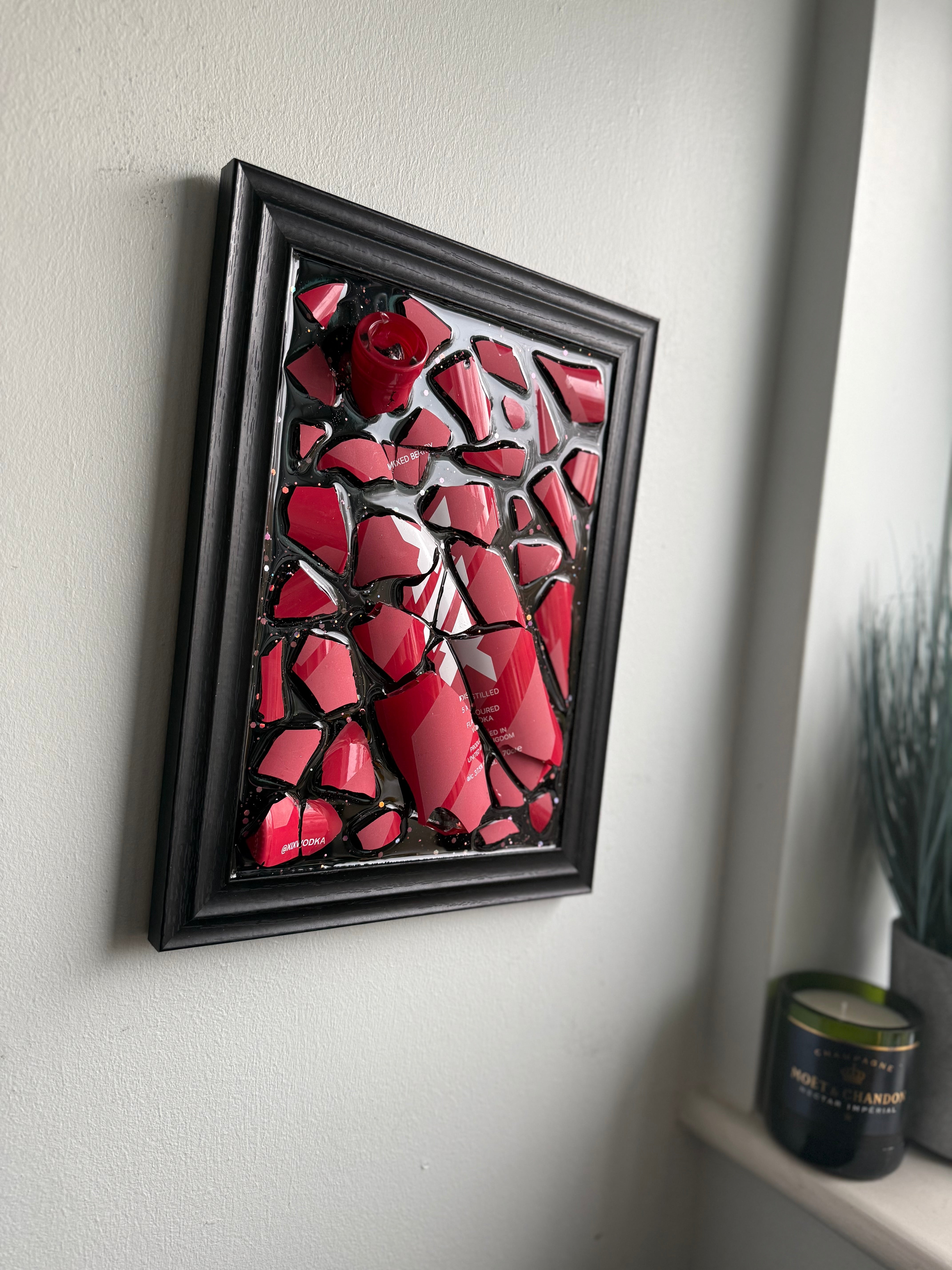 XIX Vodka MIXED BERRY Standard frame Resin Art